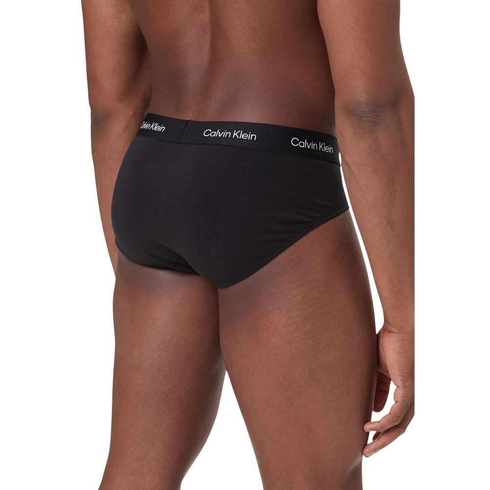 Calvin Klein Underwear Baumwoll-Slips Schwarz