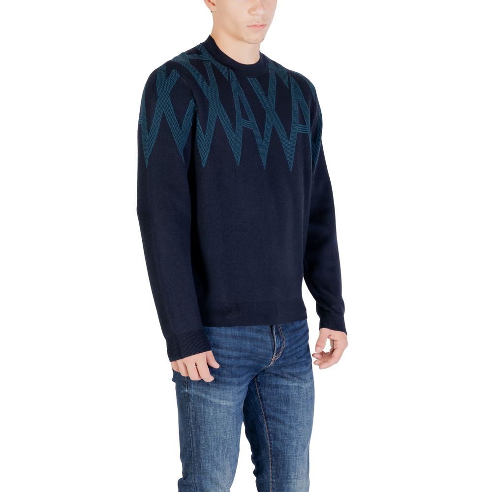 Armani Exchange schwarzes Marabu-Sweatshirt