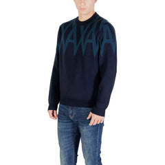 Armani Exchange schwarzes Marabu-Sweatshirt