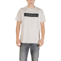 Armani Exchange Beige Katoenen T-shirt