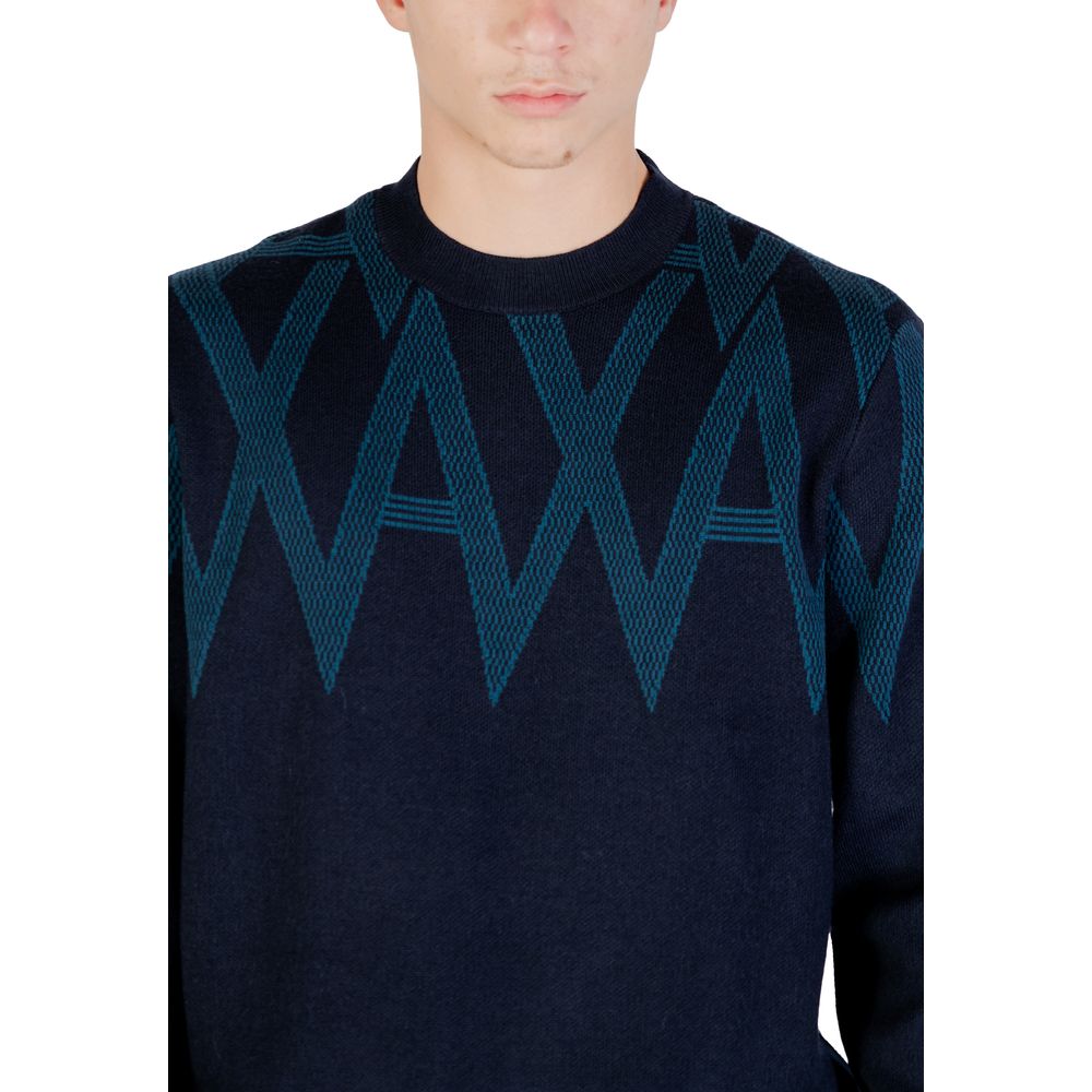 Armani Exchange schwarzes Marabu-Sweatshirt