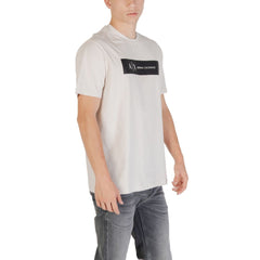 Armani Exchange Beige Katoenen T-shirt