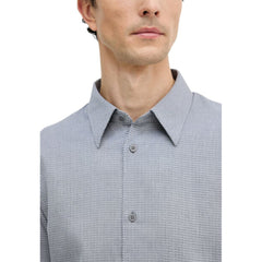 Armani Exchange Schwarz-weißes Baumwoll-Kleidhemd