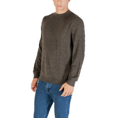 Armani Exchange Green Marabou Sweatshirt