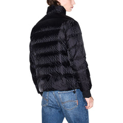 Armani Exchange Zwarte Polyamide Jas