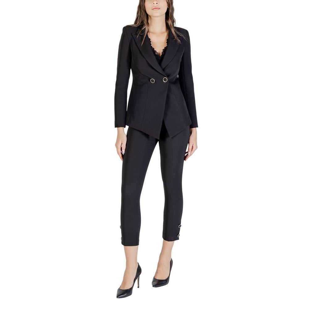 Rinascimento Schwarze Freizeit-Hose aus Polyester