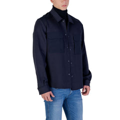 Antony Morato Blauw Katoenen Overhemd