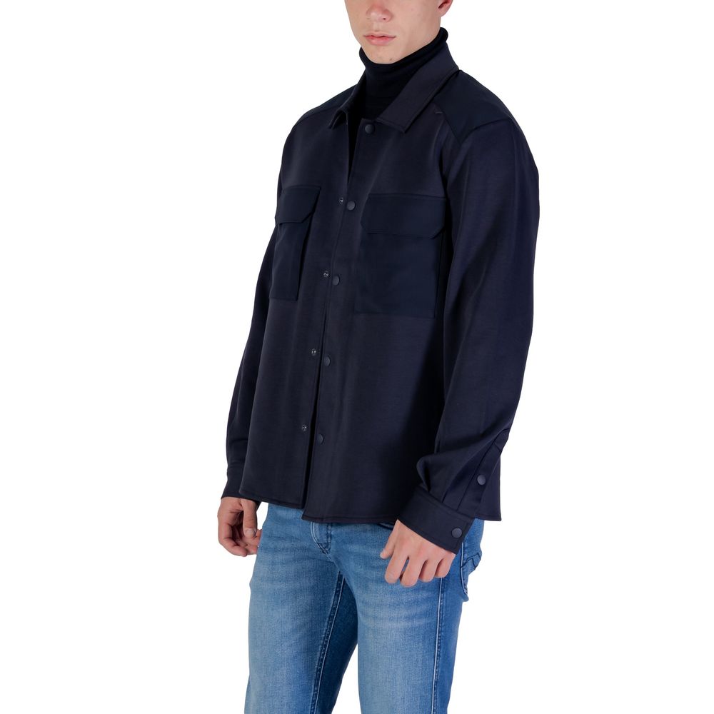 Antony Morato Blauw Katoenen Overhemd