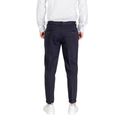 Antony Morato blauwe viscose pantalon