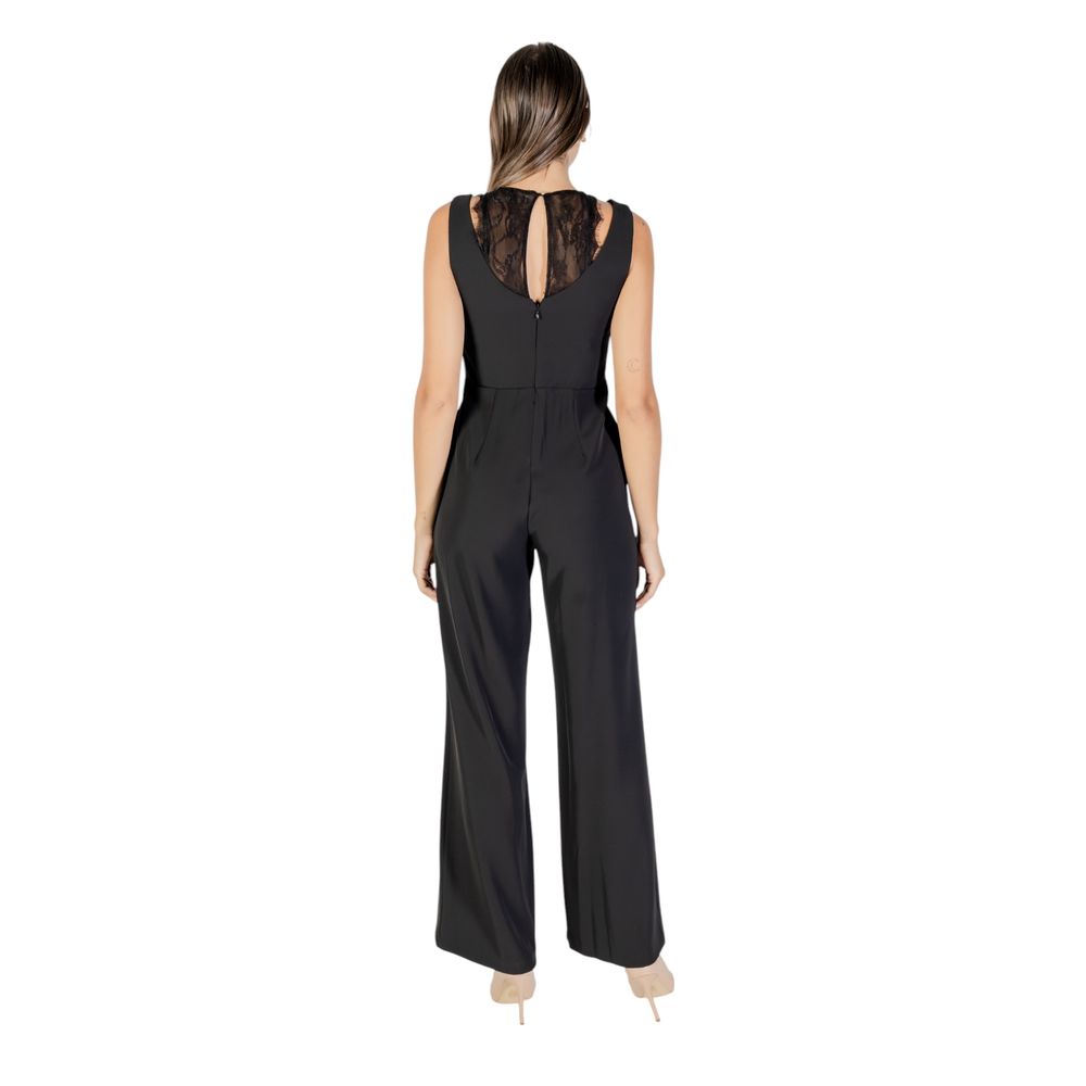 Rinascimento Zwarte Polyester Jumpsuit