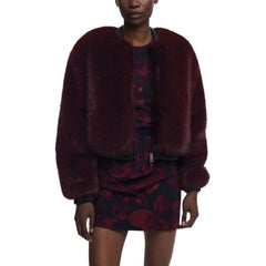 Desigual Bordeaux Polyester Jas