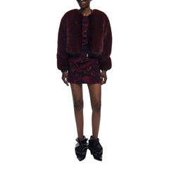 Desigual Bordeaux Polyester Jas