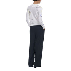 Desigual Cream Viscose Sweatshirt