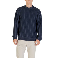 Hugo Boss Blaues Baumwoll-Sweatshirt