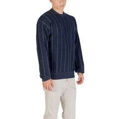 Hugo Boss Blaues Baumwoll-Sweatshirt