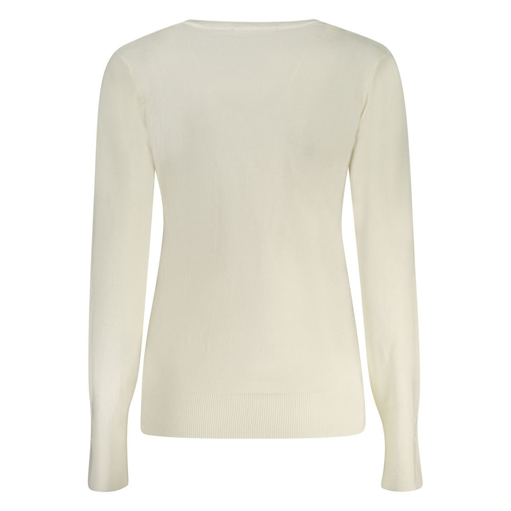 Guess Jeans Bianco Viskose Damenpullover