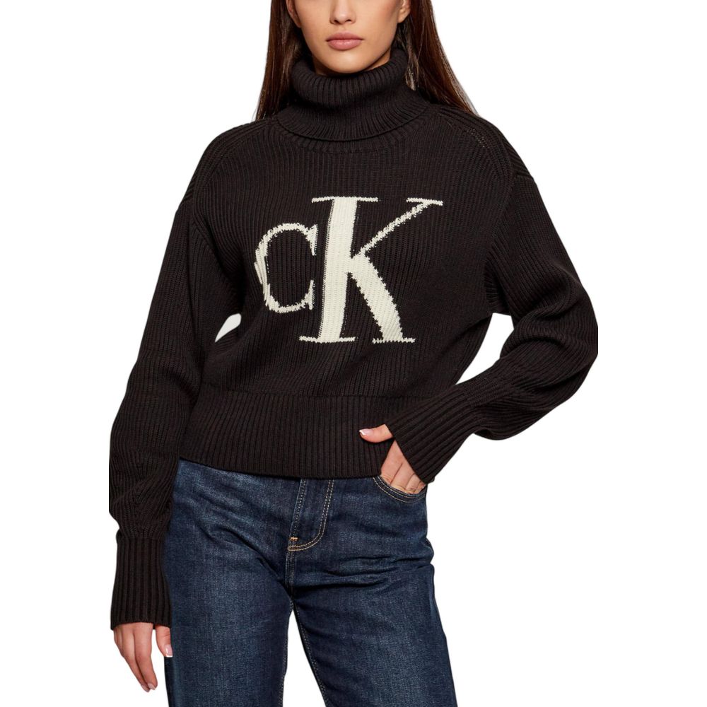 Calvin Klein Jeans Schwarzes Baumwoll-Sweatshirt