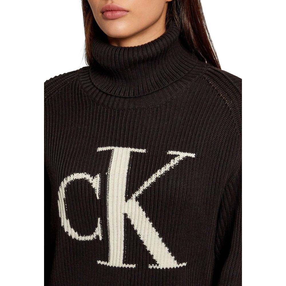 Calvin Klein Jeans Schwarzes Baumwoll-Sweatshirt