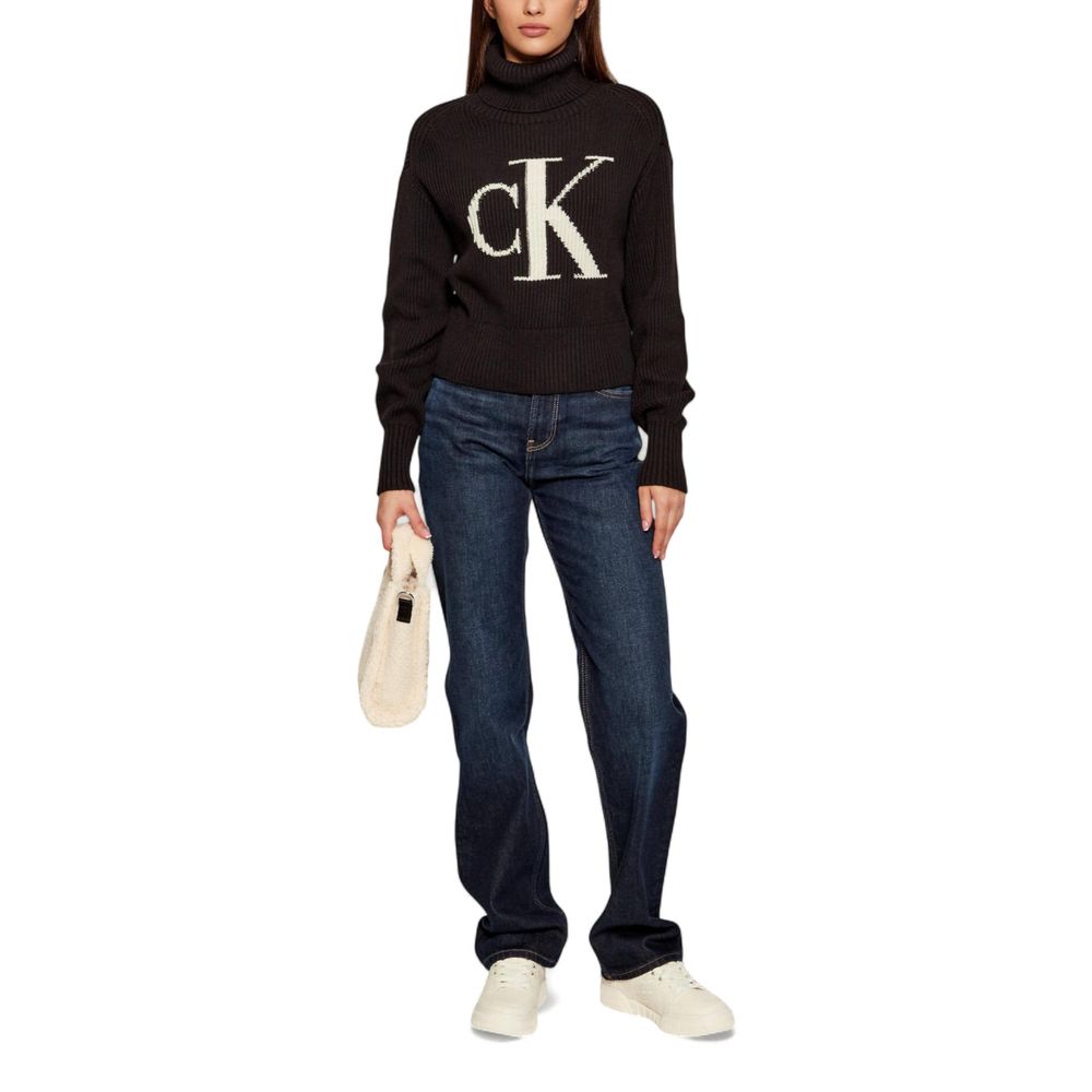 Calvin Klein Jeans Schwarzes Baumwoll-Sweatshirt