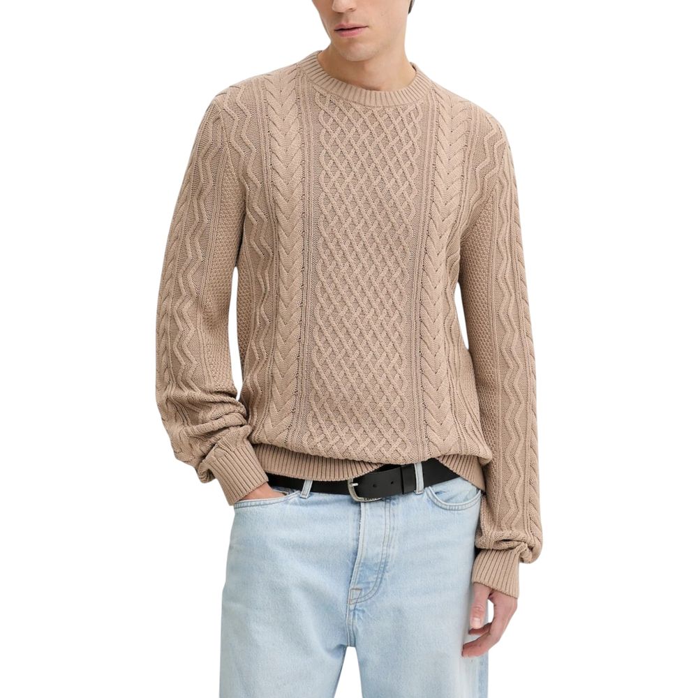 Tommy Hilfiger Jeans Beiges Sweatshirt aus recycelter Baumwolle