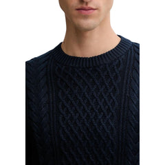 Tommy Hilfiger Jeans Sweatshirt aus recycelter Baumwolle, Blau