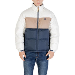 Tommy Hilfiger Jeans Crèmekleurige Bomberjas van Gerecycled Polyester