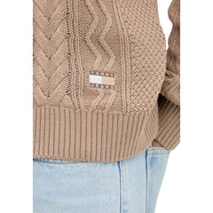 Tommy Hilfiger Jeans Beiges Sweatshirt aus recycelter Baumwolle