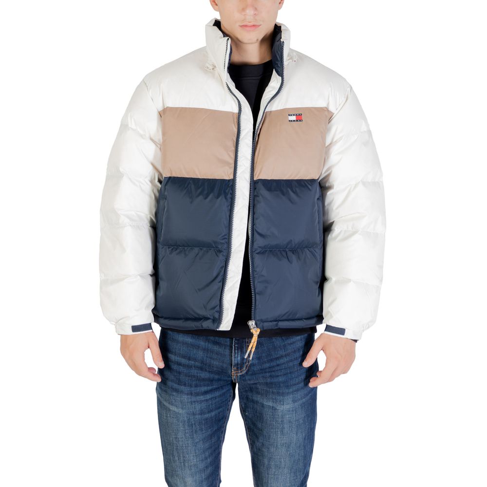 Tommy Hilfiger Jeans Crèmekleurige Bomberjas van Gerecycled Polyester