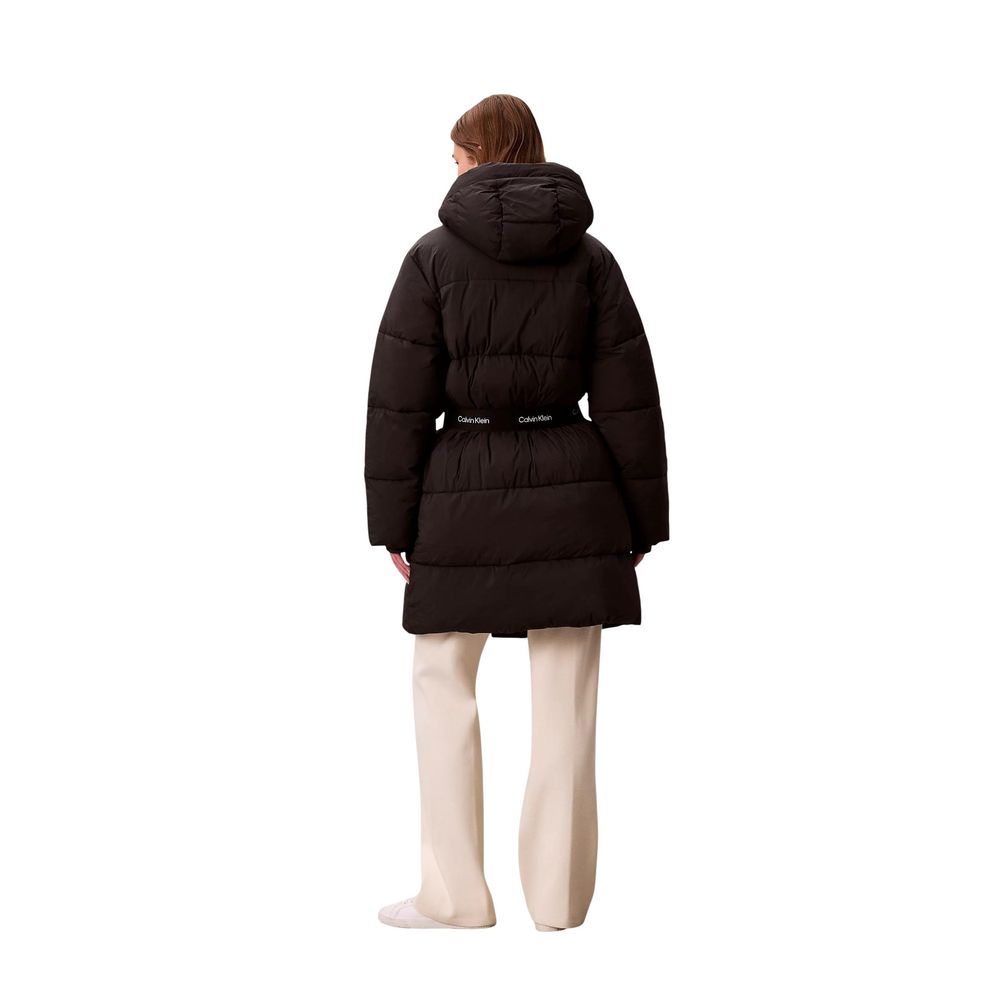 Calvin Klein Jeans Schwarzer Polyamidmantel