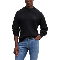 Calvin Klein Jeans Schwarzes Baumwoll-Sweatshirt