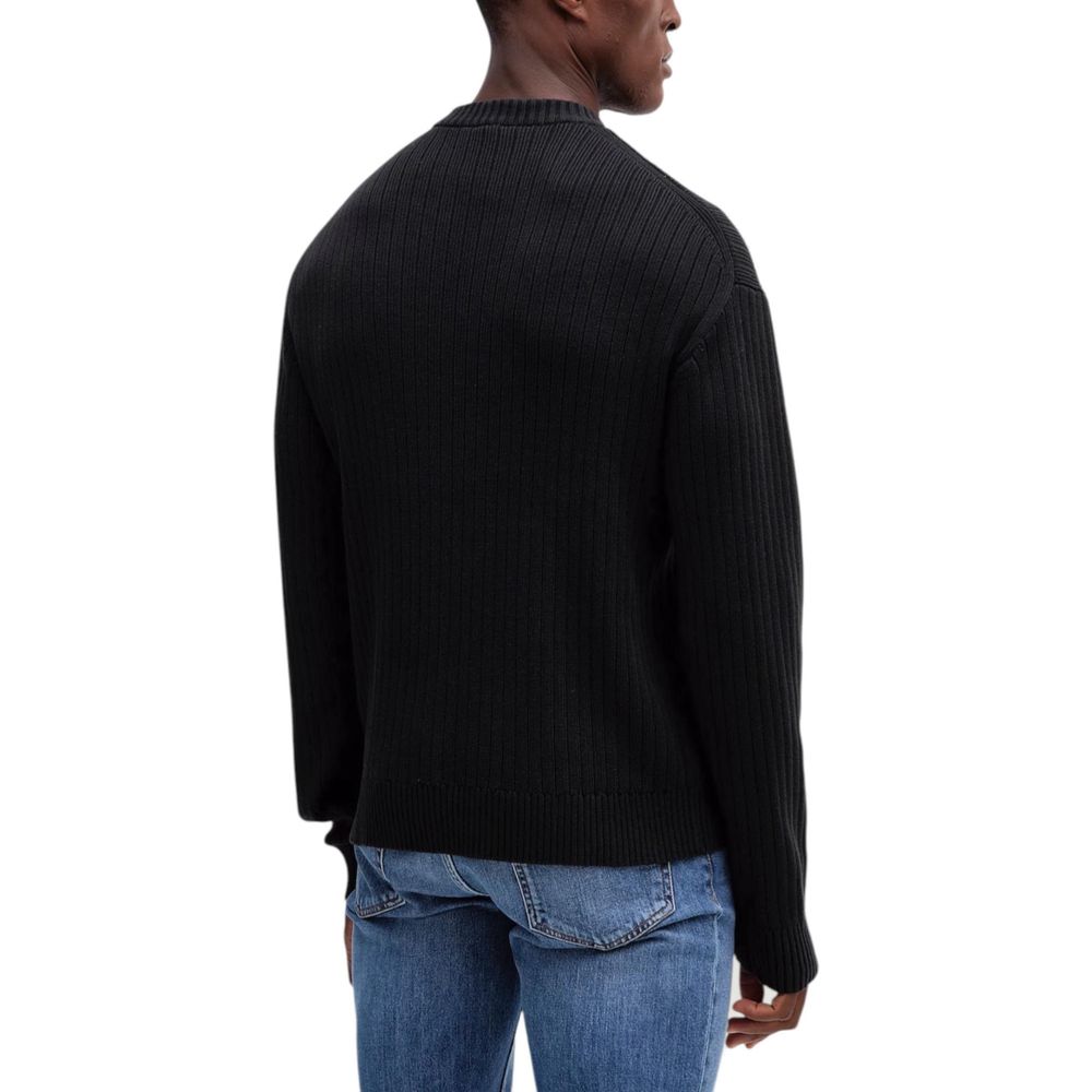 Calvin Klein Jeans Schwarzes Baumwoll-Sweatshirt