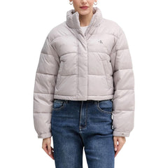 Calvin Klein Jeans Paarse Polyamide Jas