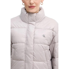 Calvin Klein Jeans Paarse Polyamide Jas