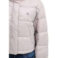 Calvin Klein Jeans Paarse Polyamide Jas