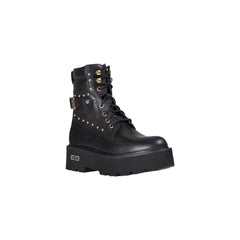 Cult Zwart Leren Veterschoenen