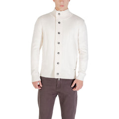 Gianni Lupo Crèmefarbenes Marabou-Sweatshirt