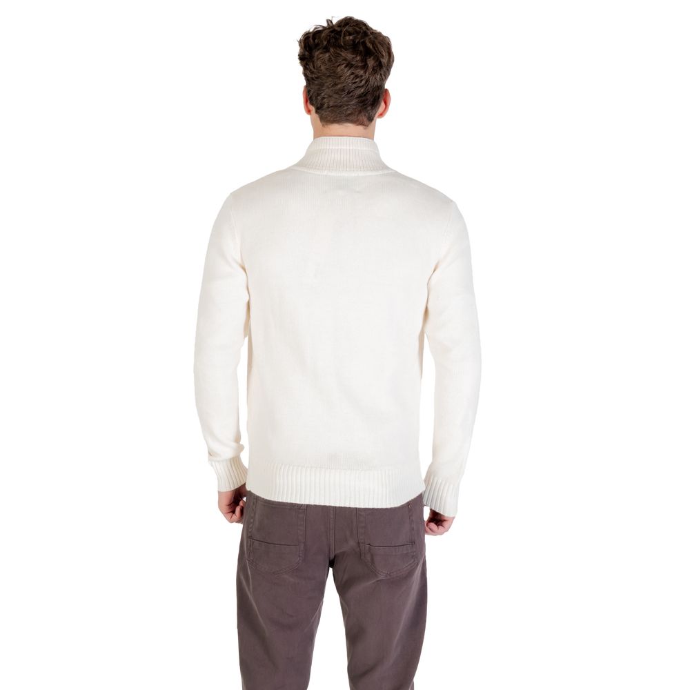Gianni Lupo Crèmefarbenes Marabou-Sweatshirt
