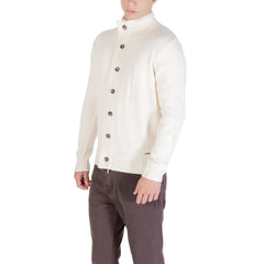 Gianni Lupo Crèmefarbenes Marabou-Sweatshirt