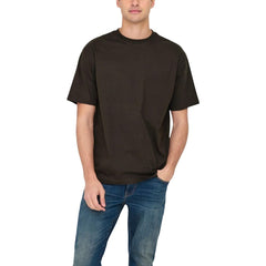 Only & Sons Bruin T-shirt van Biologisch Katoen