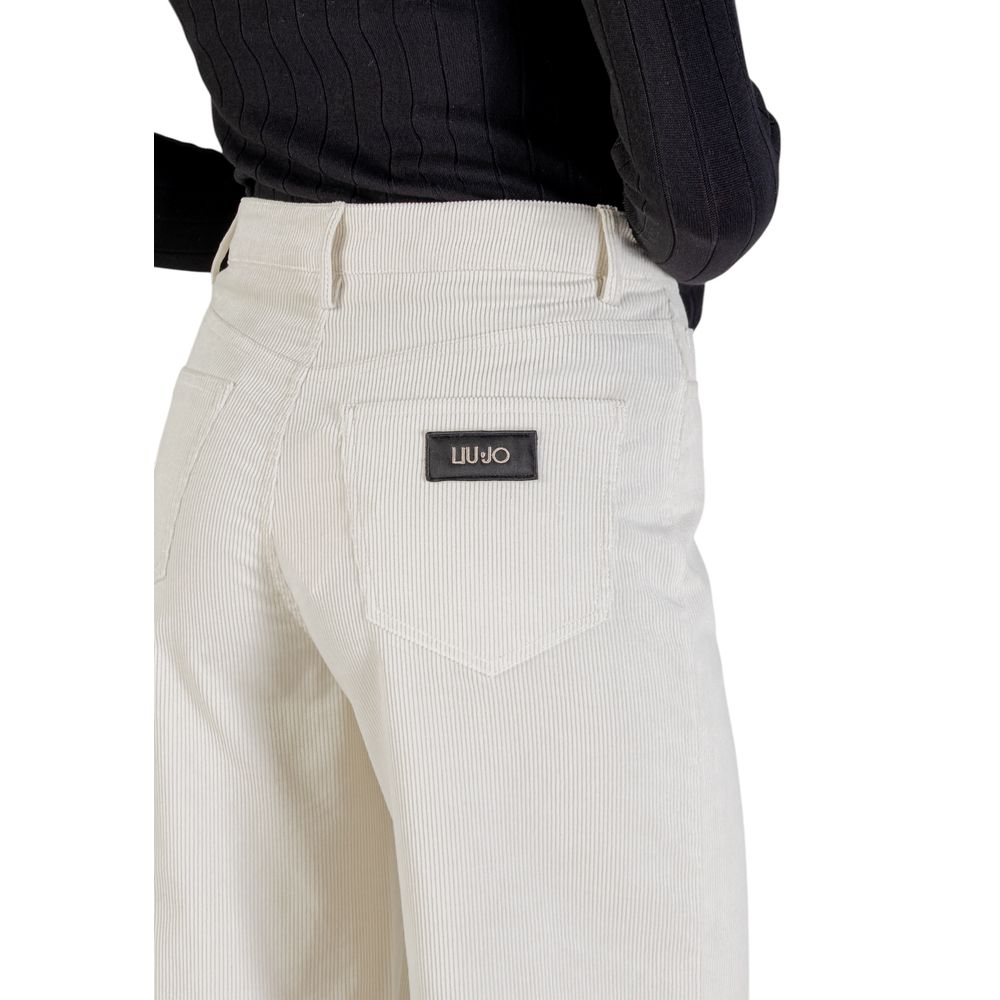 Liu Jo Beige Casualhose aus Baumwolle