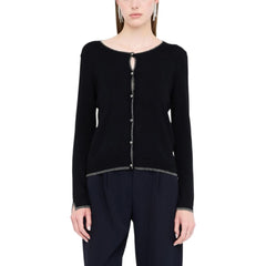 Liu Jo Zwart Textiel Cardigan