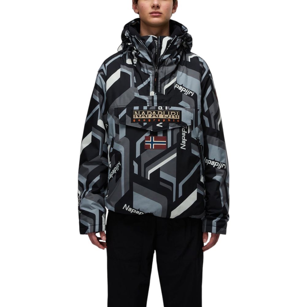Napapijri Zweifarbige Jacke aus recyceltem Polyester