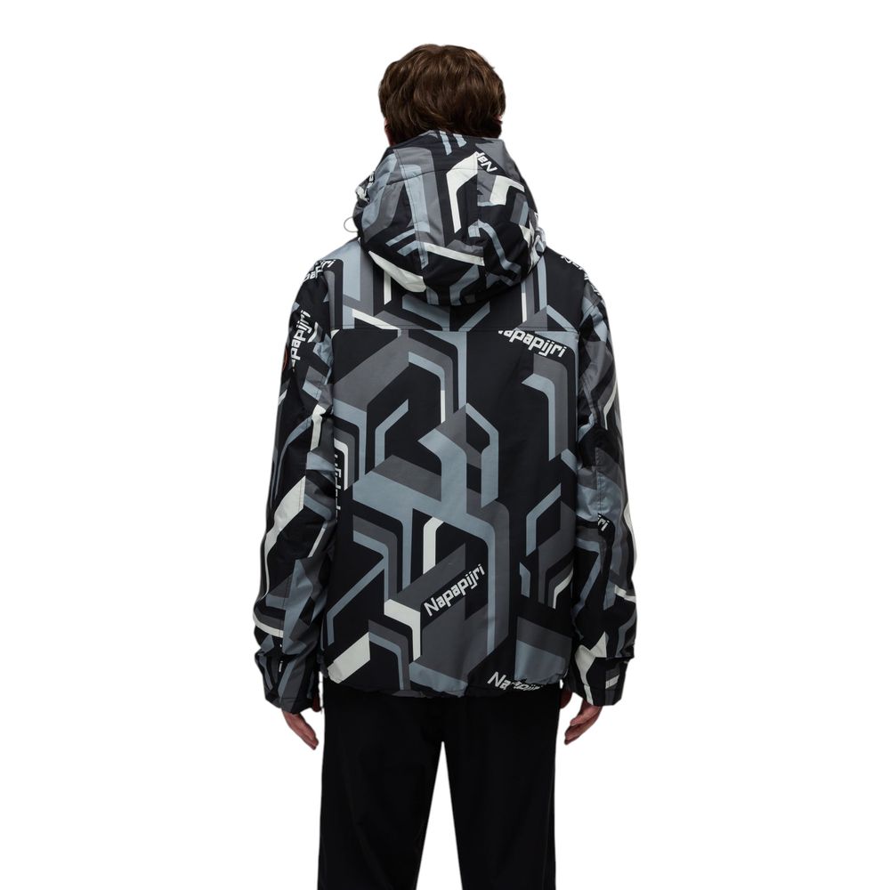 Napapijri Zweifarbige Jacke aus recyceltem Polyester