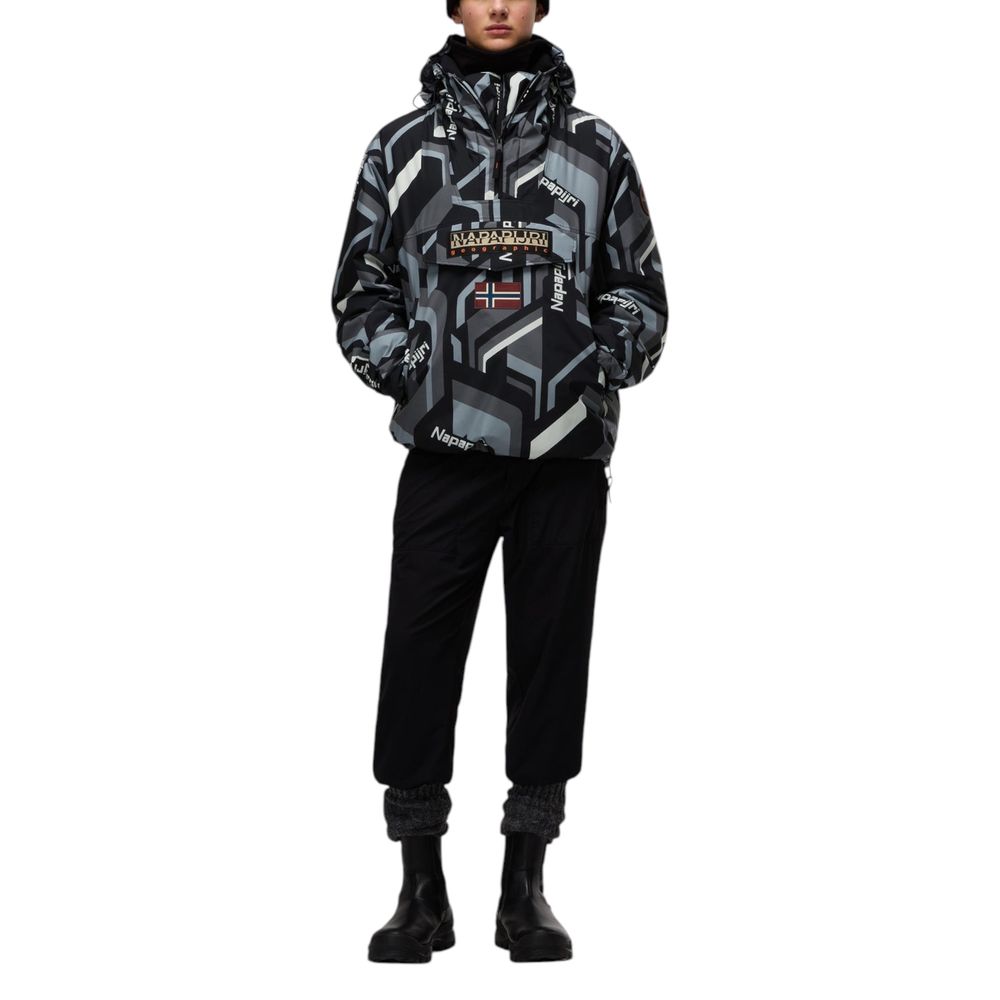 Napapijri Zweifarbige Jacke aus recyceltem Polyester