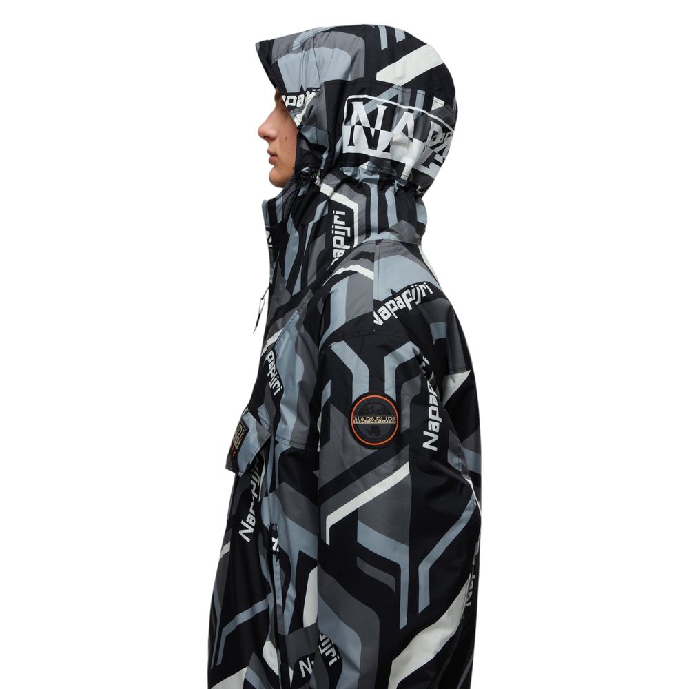 Napapijri Zweifarbige Jacke aus recyceltem Polyester