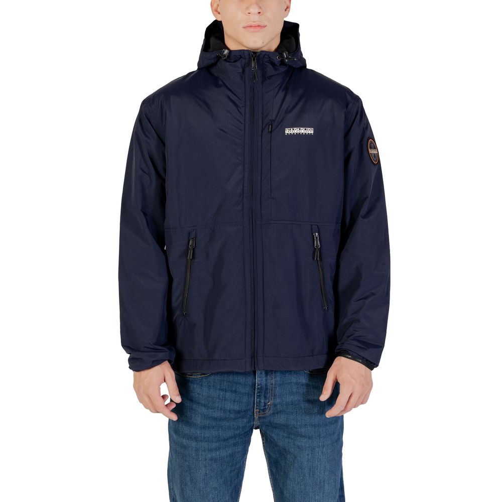 Napapijri Blaue Polyamid-Shell-Jacke