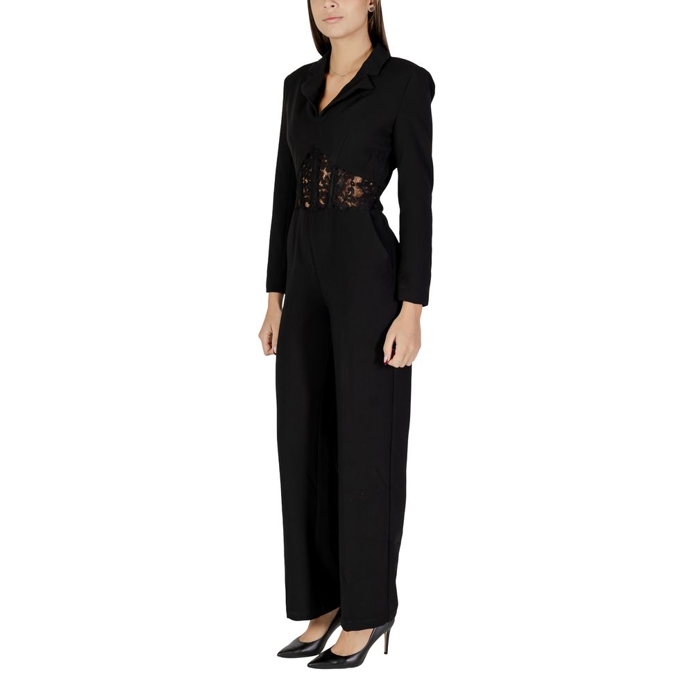 Morgan De Toi Schwarze Polyester-Einteiler