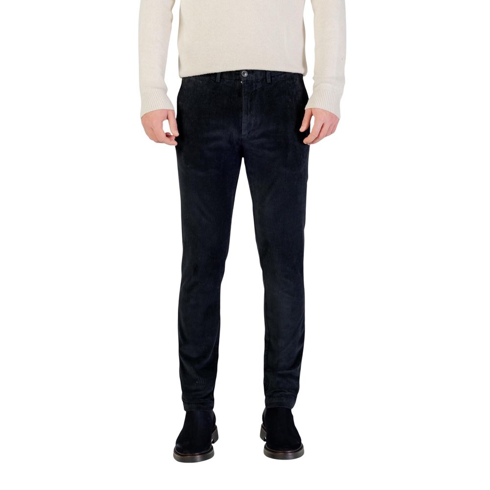 Borghese Blaue Freizeithose aus Baumwolle