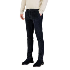 Borghese Blaue Freizeithose aus Baumwolle