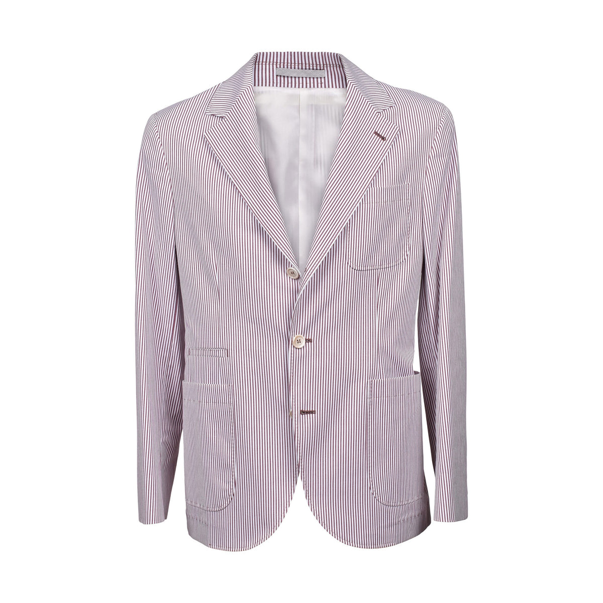 Brunello Cucinelli Bicolor Cotton Coat
